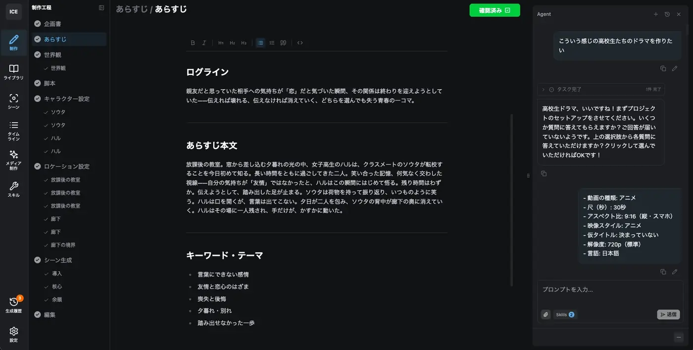 あらすじステージ